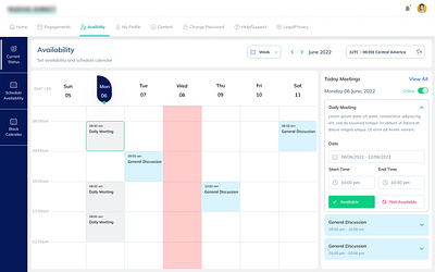 User Availability ux