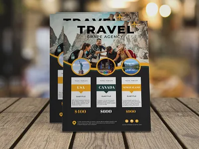 Travel Flyer design brochure design business flyer design design eye catching flyer design flyer design graphic design professional flyer design social media post design travel flyer design unique flyer design