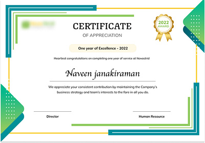 Certificate Design