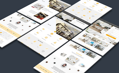Minimal Landing Page Design - Furniture Showroom branding design landingpage ui user experience ux website website design