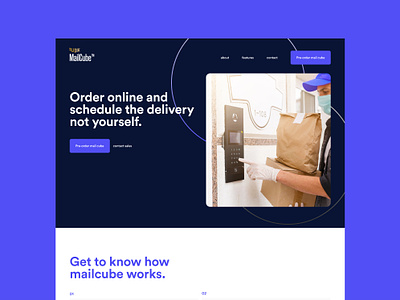 Mailcube™ | Landing page branding clean design landingpage minimal ui uidesign uxdesign