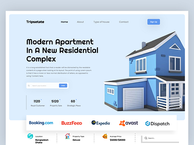 Real State Landing Page design fashion fashion landing page graphic design grow your business landing page motion graphics real state real state landing page ui