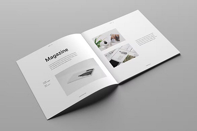 Square Portfolio agency branding catalog clean design graphic design illustration indesign interface layout magazine motion graphics portfolio print printable redesign square portfolio template typography works