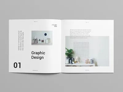 Square Portfolio agency branding catalog clean design graphic design illustration indesign interface layout magazine motion graphics portfolio print printable redesign square portfolio template typography works