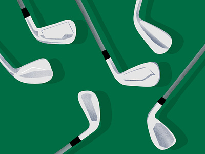 Golf illustration Golf field Golf club branding design golf golf background golf club illustration