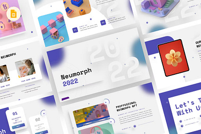 Neumorph - NFT Google Slides Template bitcoin blockchain branding collectibles crypto cryptocurrency design designposter fungible graphic design illustration keynote metaverse motion graphics neumorph nft powerpoint transaction ui vector