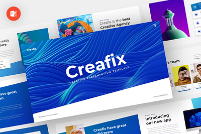 Creafix - Creative Powerpoint Template bitcoin blockchain branding collectibles crypto cryptocurrency design designposter fungible graphic design illustration keynote metaverse motion graphics neumorph nft powerpoint transaction ui vector