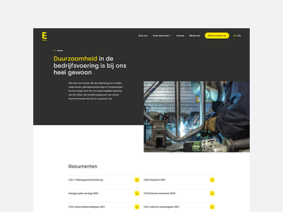 Detail page redesign of a contracting company clean design digital design redesign spacious ui ux webdesign