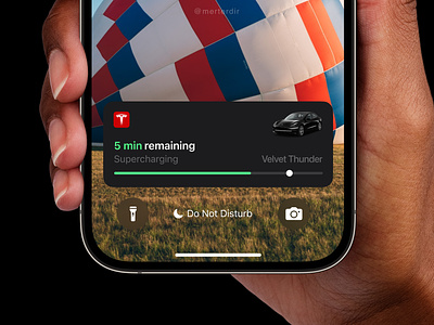Tesla Supercharging - Lock Screen Live Activity charging dynamic island ev ios 16 live live activities live activity lock screen supercharging tesla widget