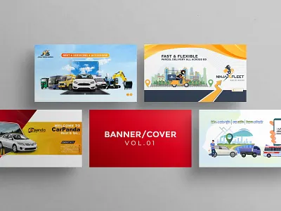 Social Media Banner Design Vol.01 ad design banner ads banner design facebook cover design graphic design linkedin ads riz work rizworkbd social media banner social media cover social media design web banner