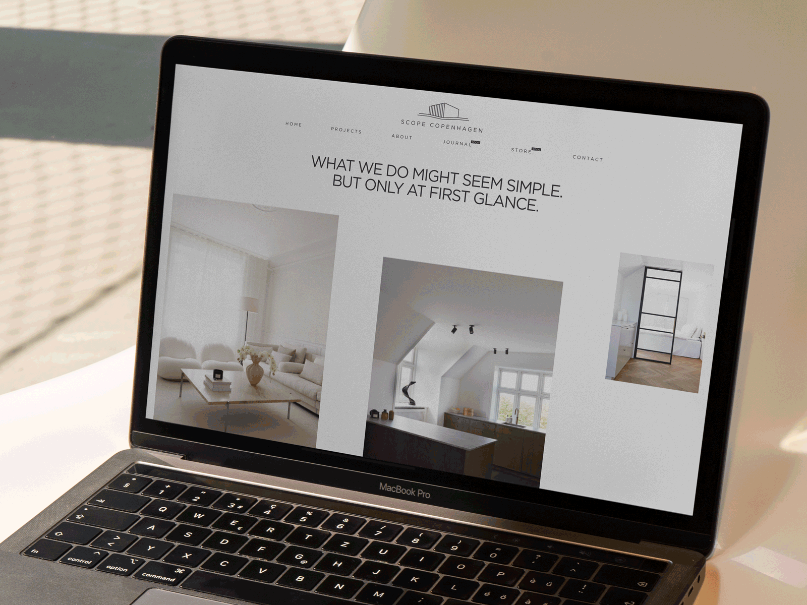 SCOPE Copenhagen - Web design architecture design digital grid interior design minimalist monochrome structure studio swiss typography web