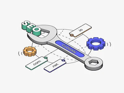 Godaddy SEO Tools, Services, and Strategies blog branding illustration perspective strategies tools web