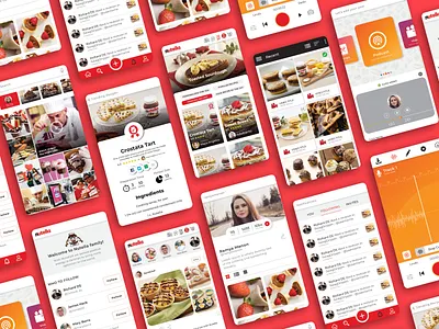 Ferrero- Nutella App POC app design ferrero nutella pitch razrcorp ui uiux