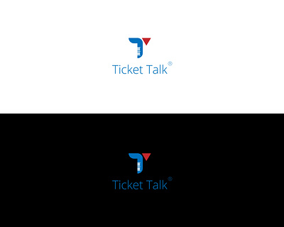 Logo-Design-T-Letter-Talk-Ticket-Icon-Digital-Typography-Text branding business design digital graphic design icon illustration internet letter logo logo design modern t talk text ticket typography unique vector