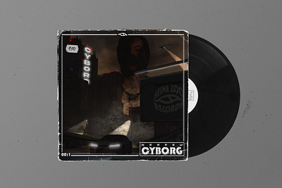 CYBORG - Nekfeu COVER ALTERNATIVE cd cover cyborg design graphic graphic design montage music nekfeu photoshop