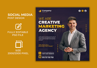 Corporate Social Media Post Design - Banner Ads Design agency ads agency banner banner design banner designer bnner ads corporate flyer corporate poster facebook post flyer flyer design graphic design instagram post logo marketing banner nft banner post design real estate ads social media post