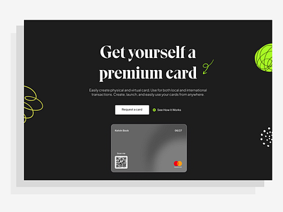 Cardz atm card card design ui