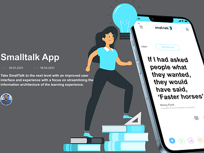 SmallTalk an app developed for Education