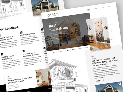 Scandi Architecture Portfolio Site agency architect architecture clean interior design minimalist modern simplicity swiss design ui ux