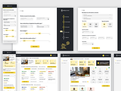 Apollo Immo branding graphic design ui