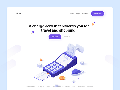 BitCard - Web Design 🔥 3d animation app branding design designing dribbble graphic design icon illustration logo minimal motion graphics popular trending typography ui ux vector web