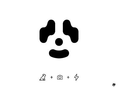 doodle inspiration branding camera clever dog logo doggo doodle flash logo logo inspirations logodesign logotype minimalist modern monogram mtidesign thunder unique