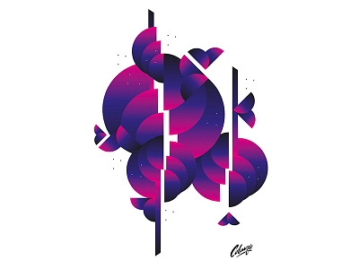 Shapes color elegant illustration shapes vector
