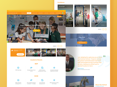 DIS Dubai - Website Redesign branding design typography ui user research ux vector