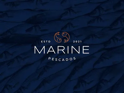 Marine Pescados | brand identity brand brand identity branding design fish fish market identidade visual logo marca sea sea food vector visual isentity