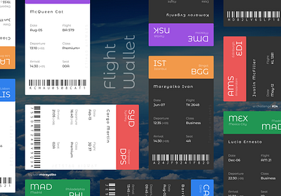 Boarding Pass Design design illustration typography ui vector