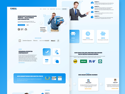Fineko - Home b2b b2c brand branding enterprise experience illustrations interface user landing page logo product design responsive shipping ui ux web design website wordpress