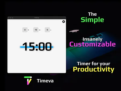 TIMEVA LAUNCH - manage your time - your way green mac macos manage pomodoro purple time timer timer app yellow