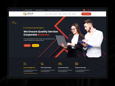 Corporate Website Design agency web design consulting corporate web corporate website creative web design digital web design figma file financialwebsite landing page ui ui landing page uiux ux ux landing page web design website design