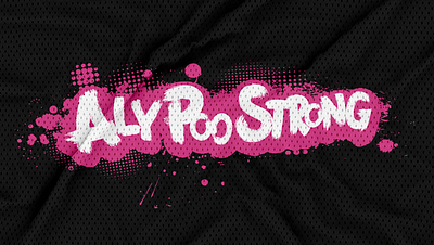 Aly Poo Strong - Nutritionalist/Strength training Branding brand identity brand identity design branding emo fitness logo logo design logos nutrition punk rock