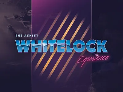 The Ashley Whitelock Experience // 80's Logo 80s typography brand identity design branding design illustration logo logo design logos retro vector