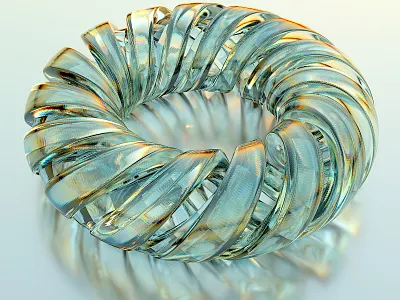 Glass Weaved Rings background wallpaper