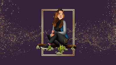 Mi autorretrato argentina autorretrato behance crehana design digital illustration ilustracion instagram