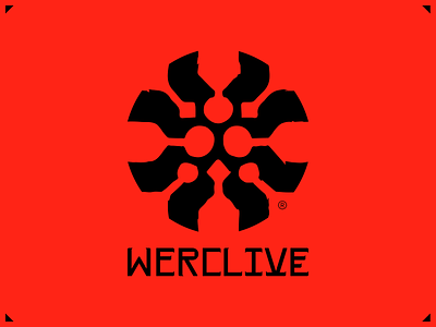 Werclive 👹 branding cyber digital evil geometry icon identity letter logo logotype maserekt monogram skull symbol werclive