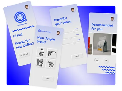 Coffee Discovery V2 branding coffee discovery figma neumorphism