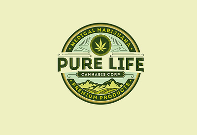 Medical Marijuana Logo branding cannabis cannabis logo cbd cbd logo design hemp hemp logo logo marijuana marijuana logo medical medical cannabis medical logo medical marijuana weed weed logo