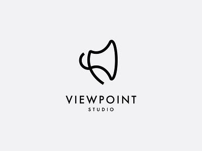 Production studio/agency logo abstract film line logo minimal modern story studio