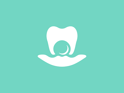Pearl Dental aqua dental elegant logo minimal modern pearl shell