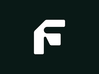Abstract F abstract brand branding design elegant f illustration it letter logo logotype minimalism minimalistic modern tech vector