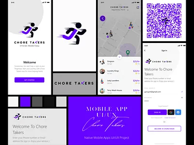 Edge Case LLC - On-Demand App UI/UX Design figma ui ux vector