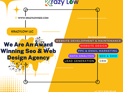 Services Given branding business dataentry krazylowseo leadgeneration webdesign webdevelopment