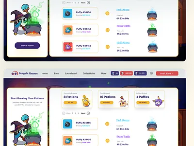 The Brewery - The Puffy Lab blockchain concept figmadesign flat illustration logo