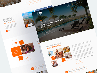 Grupo Lar - UI Project city house orange room sell ui