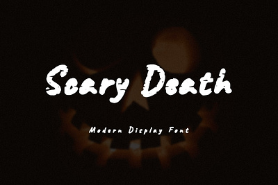 Scary Death Display Font 3d animation branding clean creative design font graphic design illustration logo modern motion graphics ui