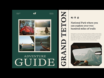 Adventure Printed Guide art branding guide icons photography printed travel design travel guide typography ui