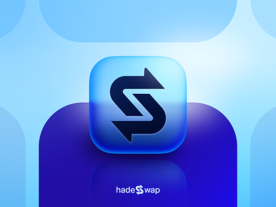 Hadeswap Brand arrows blockchain branding crypto dapp defi design hadeswap icon illustration logo marketplace nft s swap unfold vector